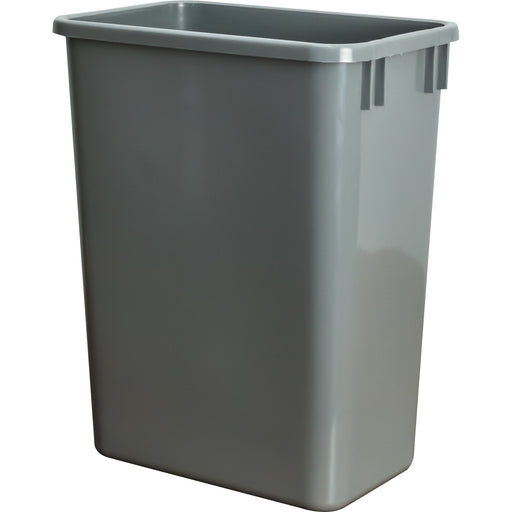 Hardware Resources Grey 35 Quart Plastic Waste Container