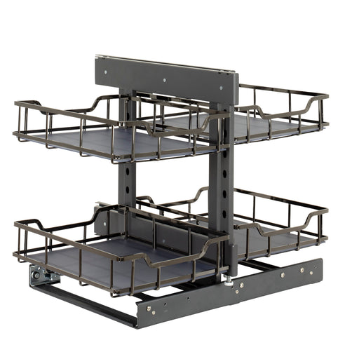 Hardware Resources 18" Black Nickel STORAGE WITH STYLE® Blind Corner Organizer