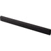 Hardware Resources 40 Matte Black 19/32"x1-3/16"x8' Oval Steel Closet Rods