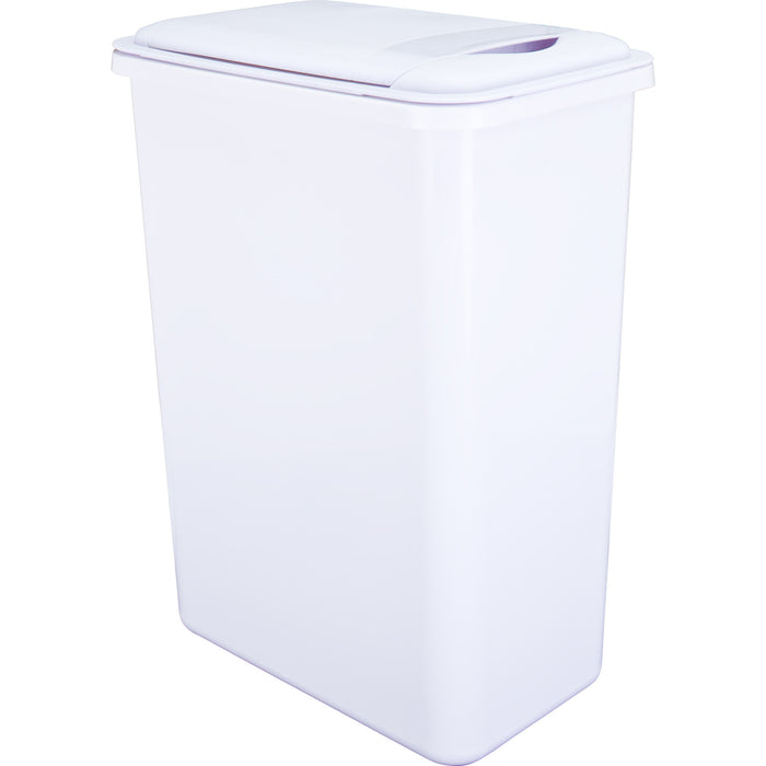 Hardware Resources Box of 4 White 35 Quart Plastic Waste Containers
