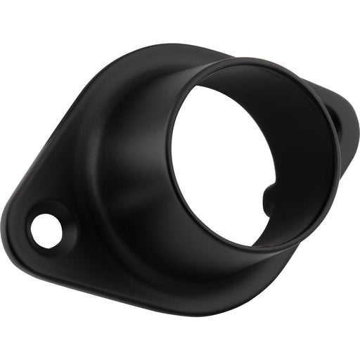 Hardware Resources Matte Black Closed Screw-In Mounting Bracket for 1" and 1-1/16" Round Closet Rods