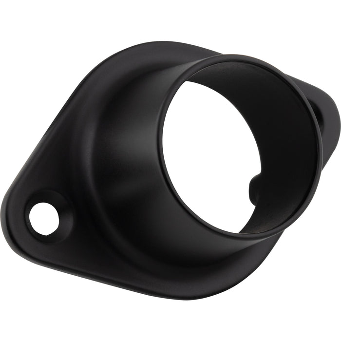 Hardware Resources Matte Black Closed Screw-In Mounting Bracket for 1" and 1-1/16" Round Closet Rods