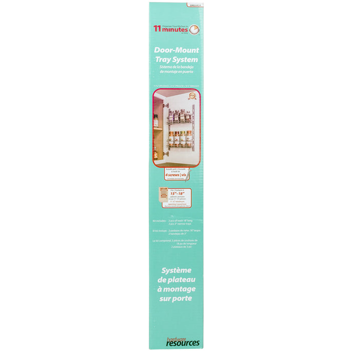 Hardware Resources 3" Wire Door Mounted Tray System