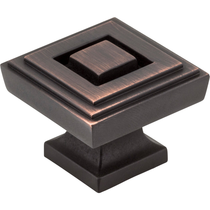 Jeffrey Alexander Delmar 1-1/4" Length Square Knob