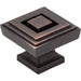 Jeffrey Alexander Delmar 1-1/4" Length Square Knob