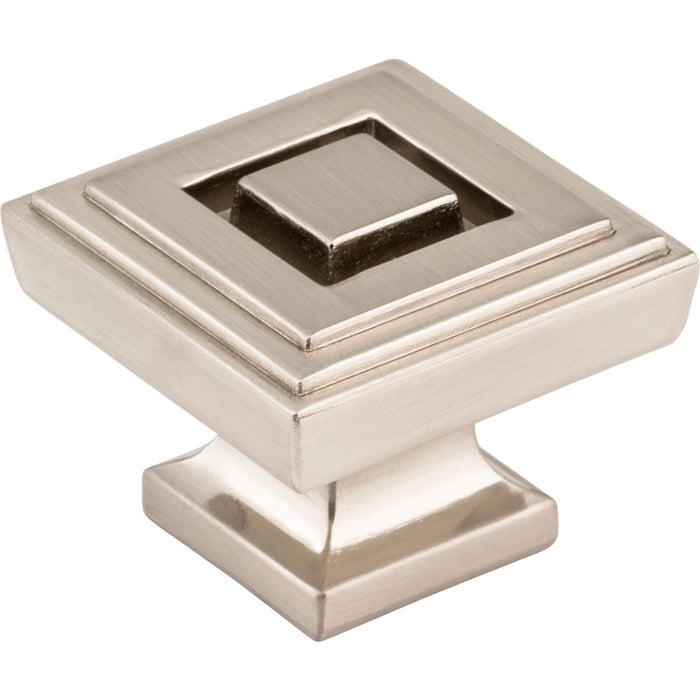 Jeffrey Alexander Delmar 1-1/4" Length Square Knob