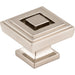 Jeffrey Alexander Delmar 1-1/4" Length Square Knob
