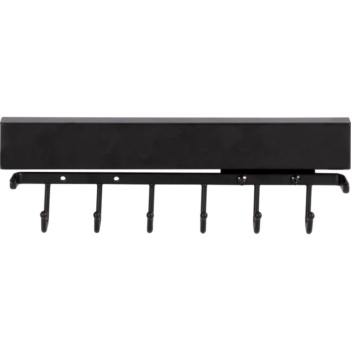 Hardware Resources Matte Black 12" Belt Rack