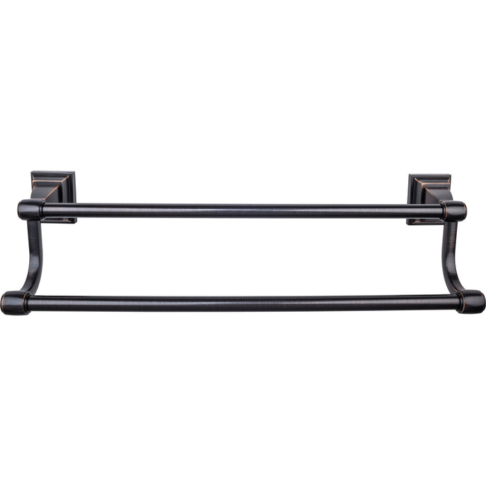 Top Knobs TOP BATH (R) Stratton Bath Double 26" Wall Mounted  Towel Bar