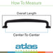 Atlas Benning 6 5/16" Center to Center Bar Pull