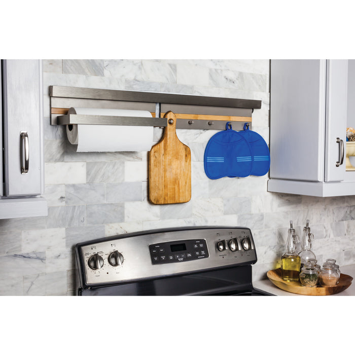 Hanging Paper Towel/Plastic Wrap Holder for SMART RAIL® Storage Solution