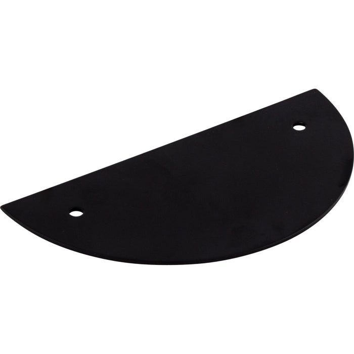 Top Knobs Half Circle 3 1/2" Center to Center Pull Backplate