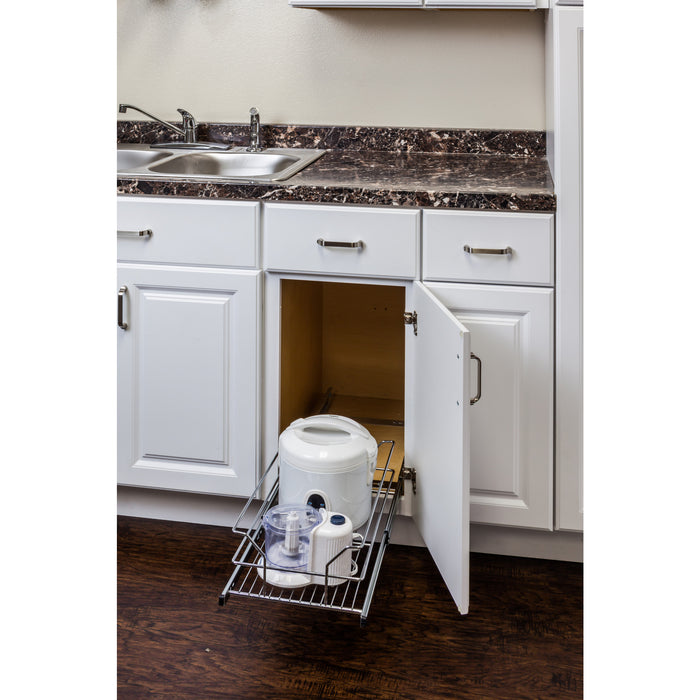 Hardware Resources 12" Metal Pullout Basket
