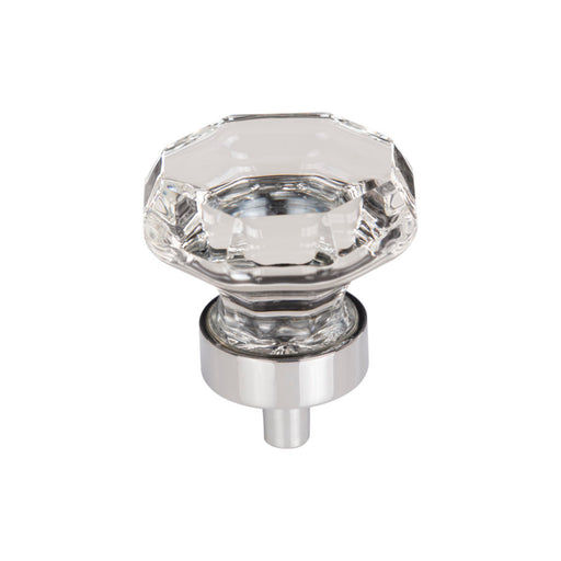 Top Knobs Clear Octagon Crystal 1 3/8" Diameter Round Knob