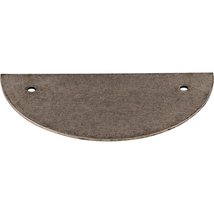 Top Knobs Half Circle 3 1/2" Center to Center Pull Backplate