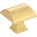Jeffrey Alexander Roman 1-1/4" Length Square Knob