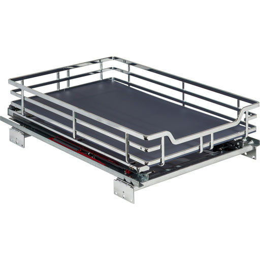 Hardware Resources 15" Polished Chrome STORAGE WITH STYLE® Metal Soft-close Pullout Basket