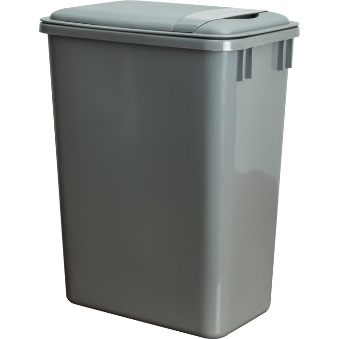 Hardware Resources Grey 35 Quart Plastic Waste Container