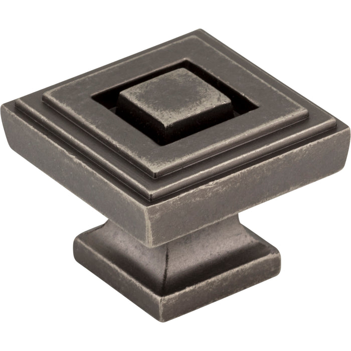 Jeffrey Alexander Delmar 1-1/4" Length Square Knob