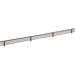 Hardware Resources 29" Wide Matte Black Wire Shoe Fence for Shelving