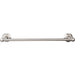 Top Knobs Edwardian Bath Towel Bar Single - Hex Backplate
