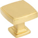 Jeffrey Alexander Renzo 1-1/4" Diameter Square Knob