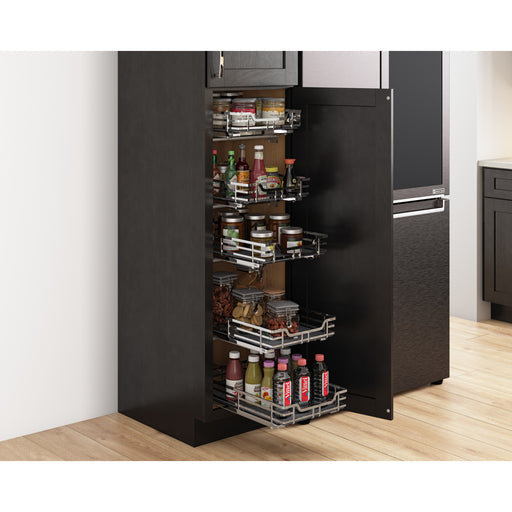 Hardware Resources 21" Polished Chrome STORAGE WITH STYLE® Metal Soft-close Pullout Basket