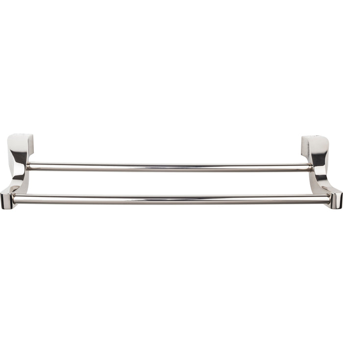 Top Knobs Aqua Double 19 1/4" Wall Mounted  Towel Bar