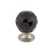 Top Knobs Black Crystal 1 1/8" Diameter Round Knob