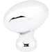 Jeffrey Alexander Lyon 1-9/16" Length Oval Knob
