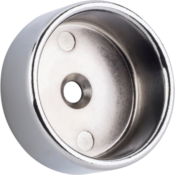 Hardware Resources Chrome Closed Knock-In Mounting Bracket for 1-5/16" Round Closet Rods