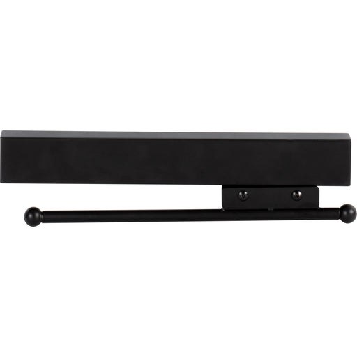 Hardware Resources Matte Black 12" Sliding Valet Rod