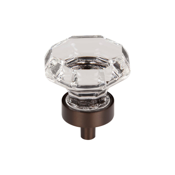 Top Knobs Clear Octagon Crystal 1 3/8" Diameter Round Knob
