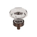Top Knobs Clear Octagon Crystal 1 3/8" Diameter Round Knob