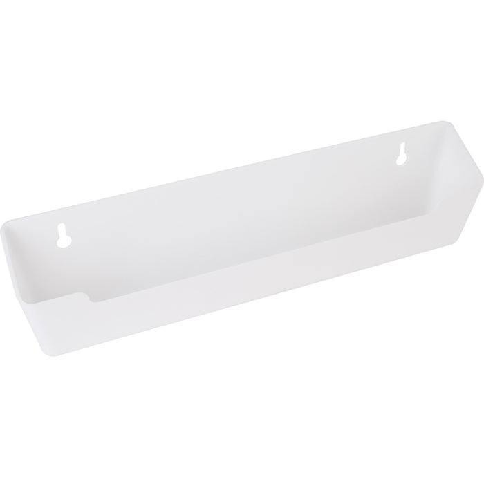 Hardware Resources 11-11/16" Slim Depth Plastic Tip-Out Tray for Sink Front