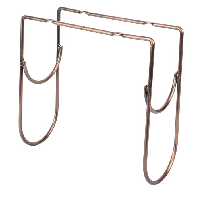 Hardware Resources Brushed Oil Rubbed Bronze Under Cabinet Wine Bottle Rack