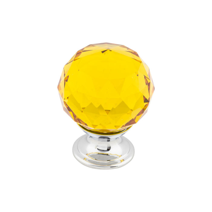 Top Knobs Amber Crystal 1 3/8" Diameter Round Knob
