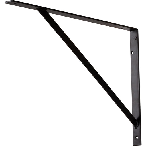 Hardware Resources Matte Black Heavy-Duty Shelf Utility Bracket