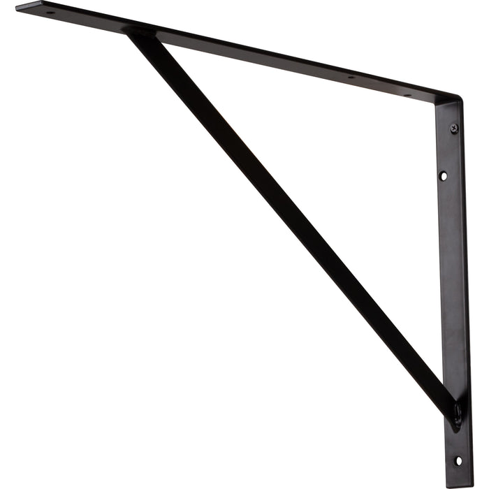 Hardware Resources Matte Black Heavy-Duty Shelf Utility Bracket