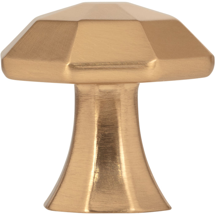 Jeffrey Alexander Wheeler 1-1/4" Length Geometric Knob