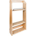 Hardware Resources 9" Wood Door Mount Spice Rack