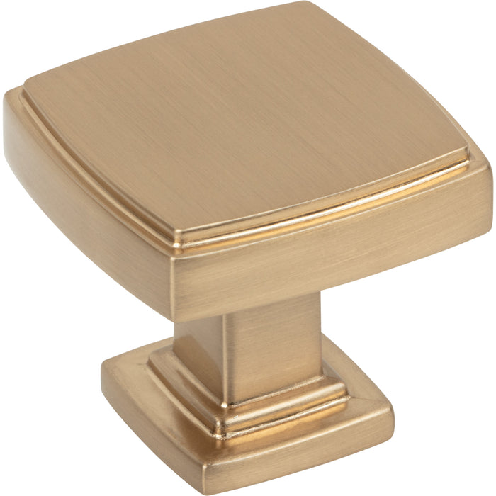 Jeffrey Alexander Renzo 1-1/4" Diameter Square Knob