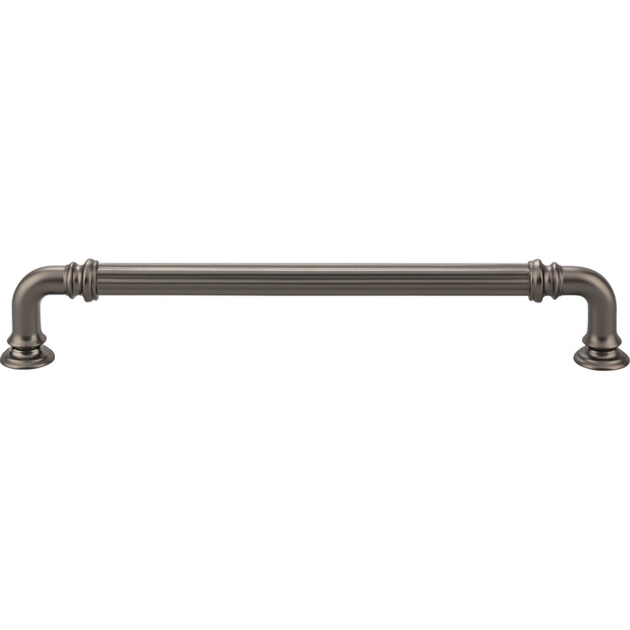 Top Knobs Reeded 7" Center to Center Bar Pull