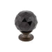 Top Knobs Black Crystal 1 3/8" Diameter Round Knob