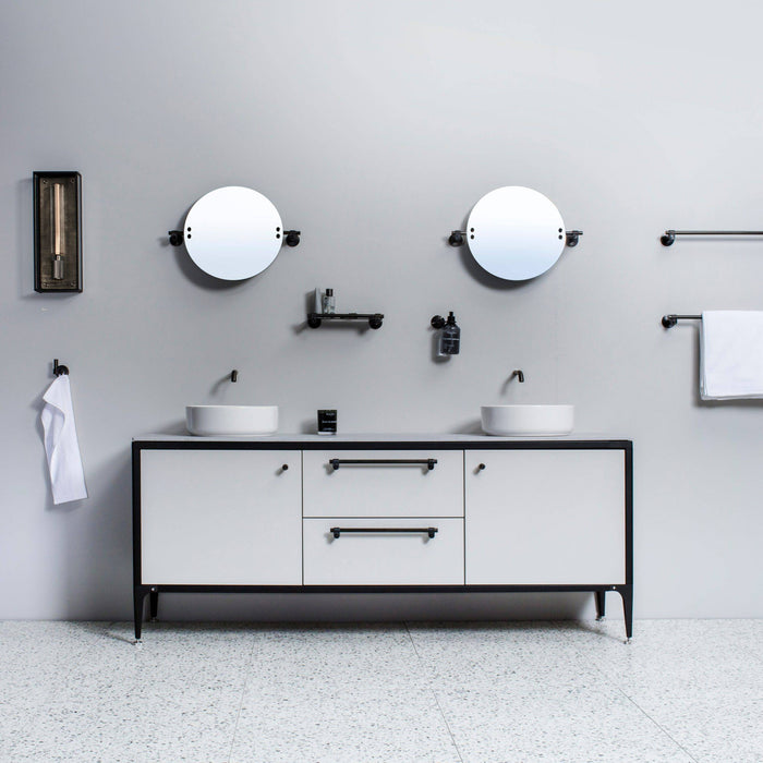 Handcrafted Solid Metal Hook with Brass EPL Finish and Debossed B Plus P Insignia - BUSTER + PUNCH