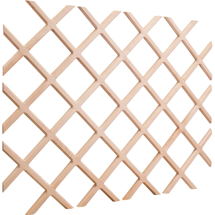 Hardware Resources 48" H x 36" W Maple Wine Bottle Lattice