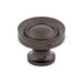 Top Knobs Button Faced 1 1/4" Diameter Round Knob
