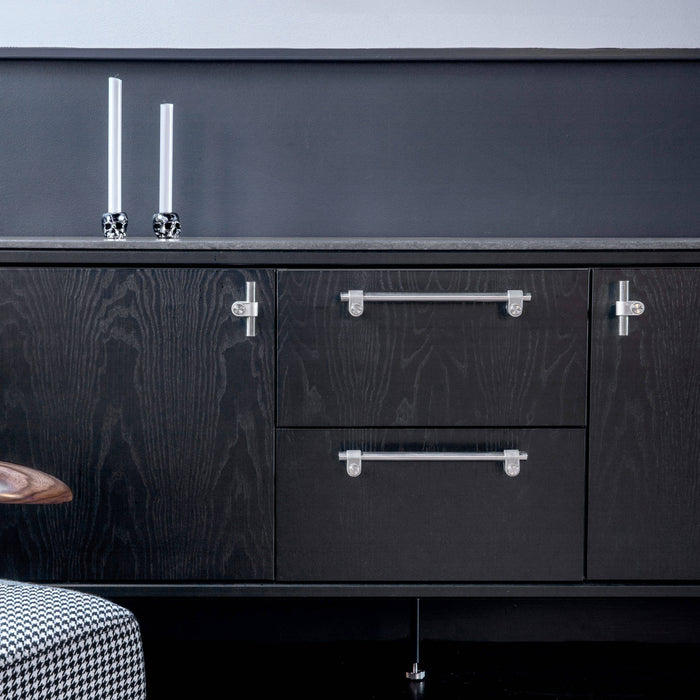 Solid Metal T-Bar with Brass EPL Finish and Hand Polished Knuckle