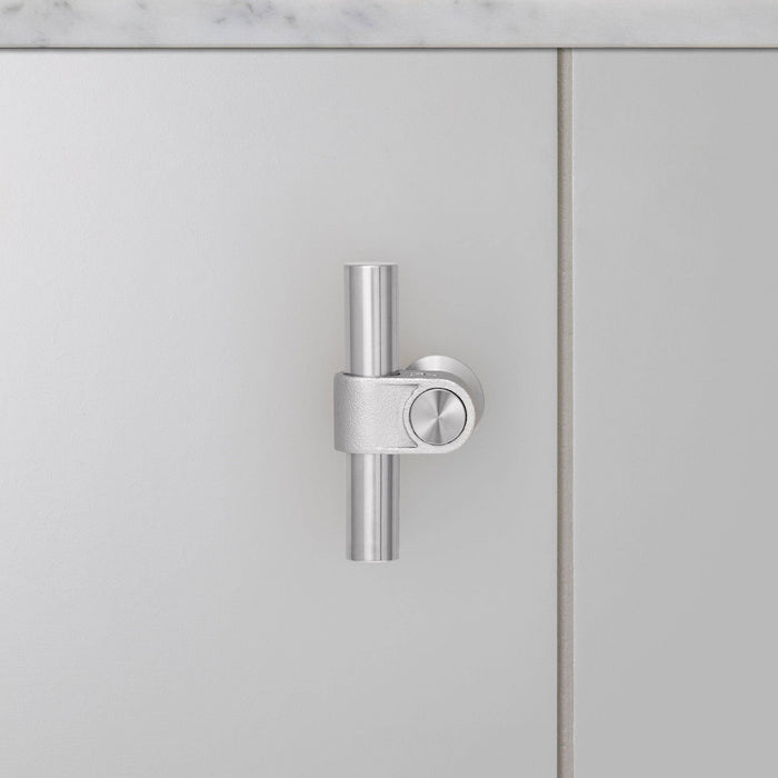 Solid Metal T-Bar with Brass EPL Finish and Hand Polished Knuckle