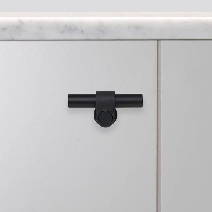 Solid Metal T-Bar with Brass EPL Finish and Hand Polished Knuckle